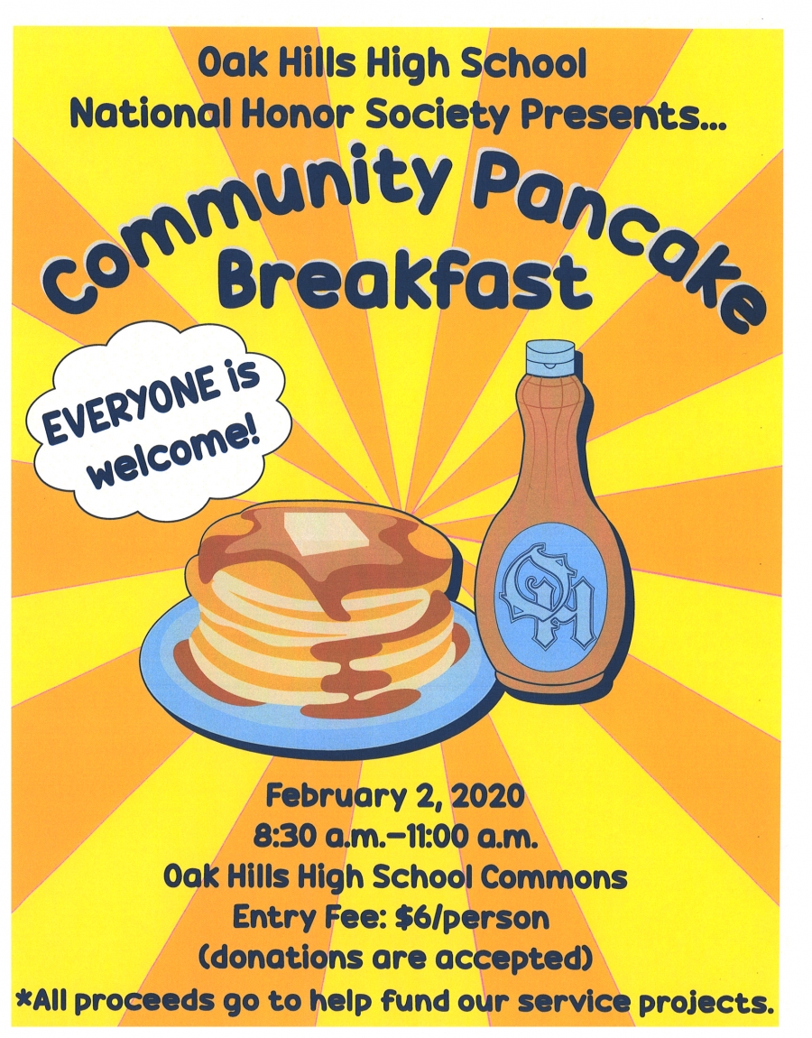OHHS NHS Community Pancake Breakfast